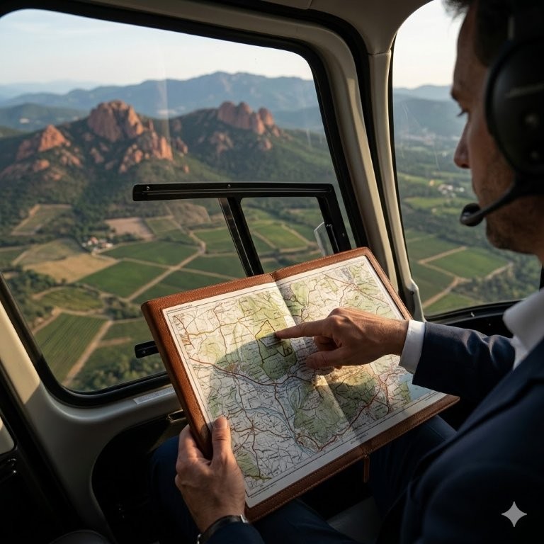 Aerial Terroir Briefing Helicopter Reeviera