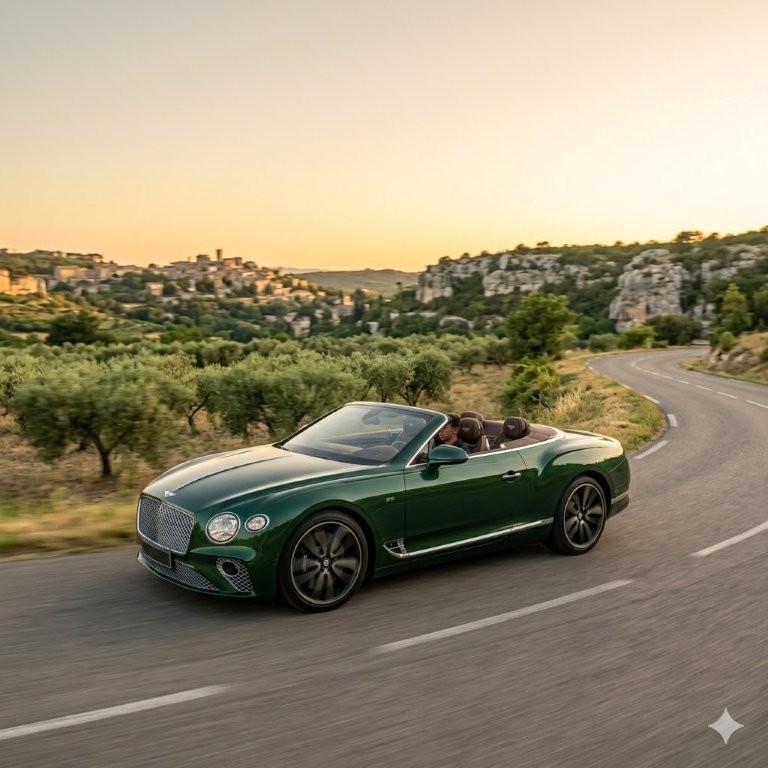 Bentley GTC Provence Road Trip Reeviera