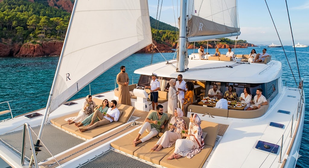 Group Catamaran Charter Esterel French Riviera