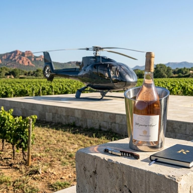 Helicopter Vineyard Safari Provence Reeviera
